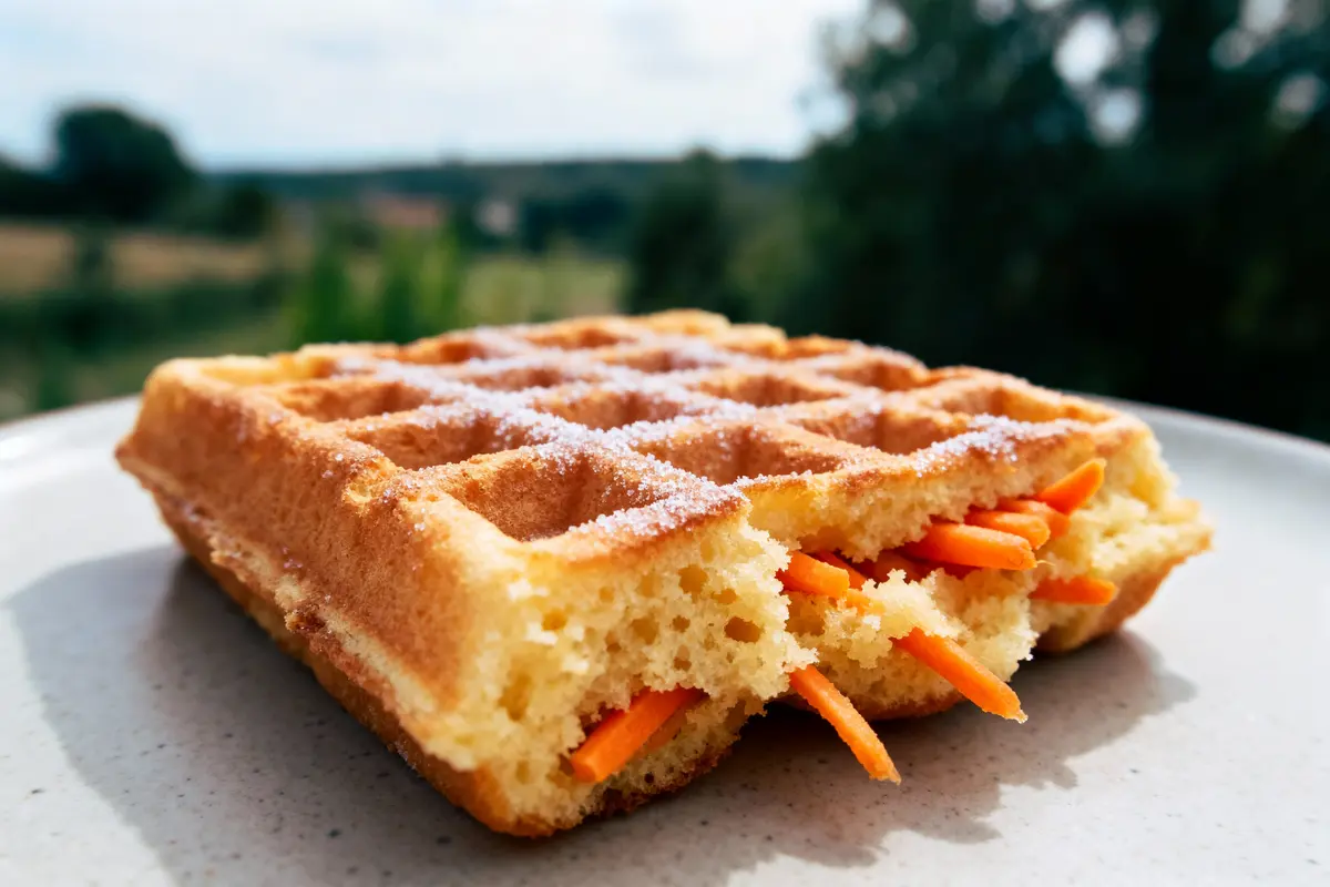 Gaufre aux carottes : La recette salée qui va vous étonner !